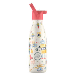 Butelka termiczna - Messy Robots, 350 ml