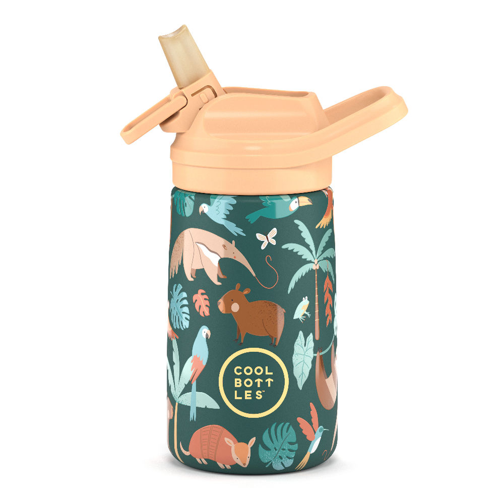 Butelka termiczna Kiddies - 350 ml, Rainforest Refuge