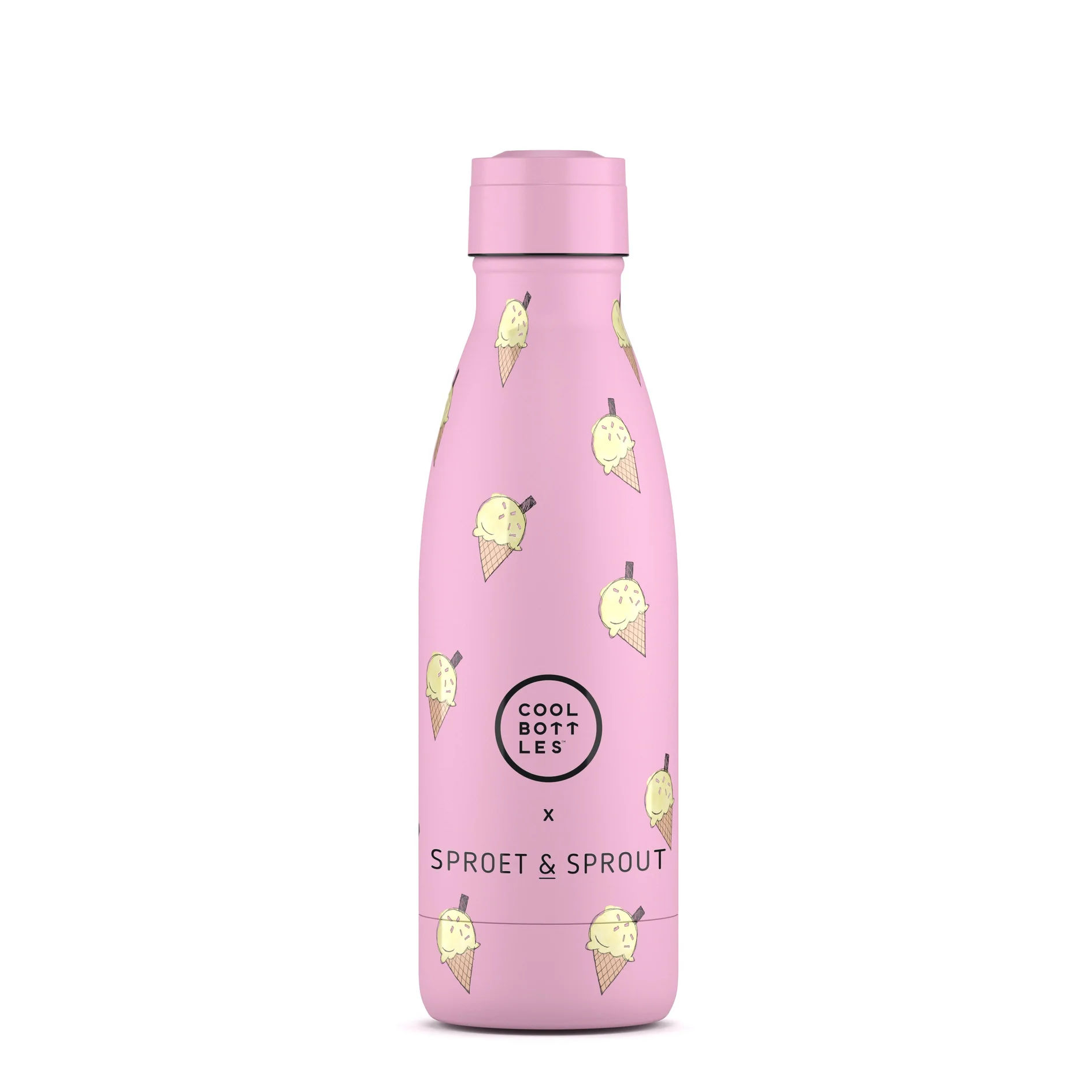 Butelka termiczna - Pink Scoop, 350 ml
