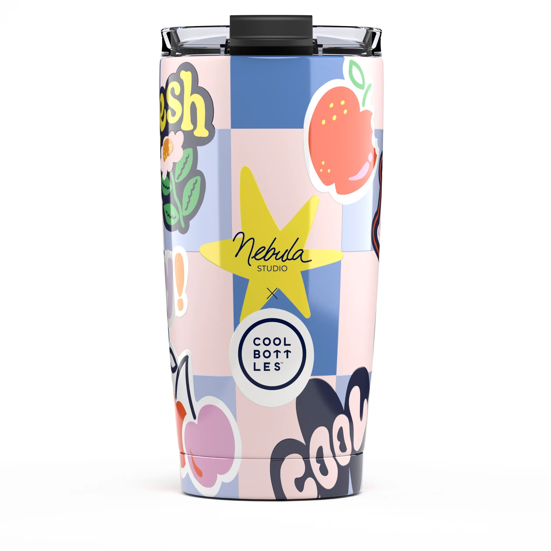 Kubek termiczny Xclusive - Nébula Sticker Fever 550 ml